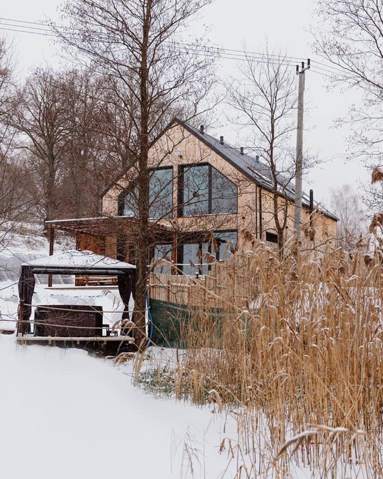 Dom Nad Jeziorem Mazury - Pod Napieciem Villa Mragowo Exterior photo